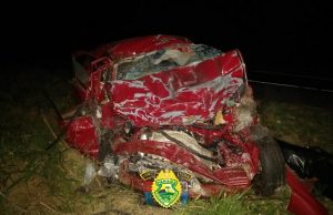 Motorista morre ao bater de frente com caminhão depois de atropelar animal silvestre em Joaquim Távora.