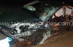 Motorista de carreta provoca acidente envolvendo um caminhão e um carro na BR 369 e se evade do local sem prestar socorro.