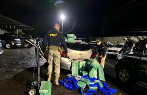 Polícia Rodoviária Federal apreende mais de 01 tonelada de maconha em Cornélio Procópio.