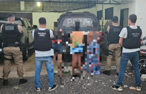 Três irmãs são presas por tentativa de homicídio em Santo Antônio da Platina.