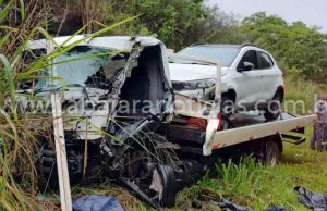 Acidente entre carreta e caminhão mata motorista Platinense na PR 431 em Ribeirão Claro.