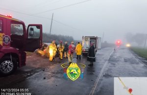 Adolescente de 14 anos morre em colisão frontal na PR-092 em Santo Antônio da Platina.