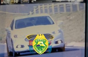 Policia Rodoviária Estadual flagra veiculo a 174 km/h, na PR 445.