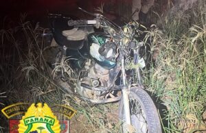 Motociclista morre em colisão lateral na PR-422 em Tomazina.