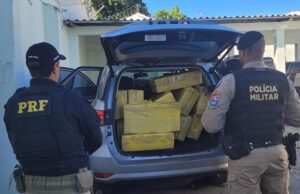 Polícia Militar juntamente com equipe da PRF Apreende Mais de 500 kg de Maconha em Joaquim Távora.