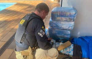 oradores de Piraju são presos pela PRF com mais de 200 quilos de maconha na BR-369, em Arapongas (PR).