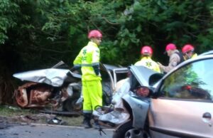 Grave acidente na PR-218 deixa uma vítima fatal e cinco feridos em Joaquim Távora