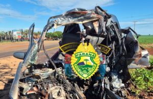 Acidente trágico na PR-170 mata cinco pessoas da mesma família, incluindo duas crianças, no norte do Paraná