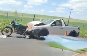 Motociclista morre em grave colisão traseira na BR-369, em Andirá