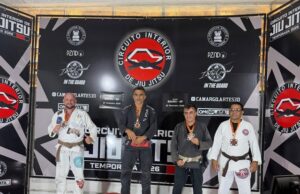 O Jacarezinhense Rafael Baiano retorna as lutas e se sagra campeão do Circuito Interior de Jiu-Jítsu em Bauru.