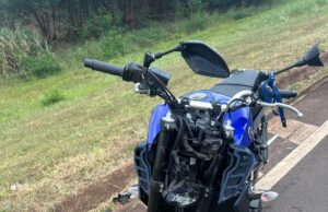 Colisão traseira na BR-369 em Andirá deixa motociclista gravemente ferido ANDIRÁ/PR