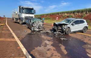 Grave acidente deixa um morto e outro ferido grave, na BR 369 entre Cambara e Ourinhos