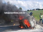 Avó mãe e neto de apenas dois anos morrem carbonizados em trágico acidente na PR 092 em Wenceslau Braz.