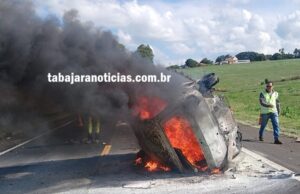Avó mãe e neto de apenas dois anos morrem carbonizados em trágico acidente na PR 092 em Wenceslau Braz.