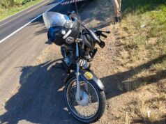 motociclista fica ferido em acidente na PR-092, em Siqueira Campos