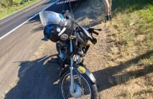motociclista fica ferido em acidente na PR-092, em Siqueira Campos