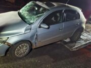Colisão transversal deixa um ferido na PR-436, em Ribeirão do Pinhal