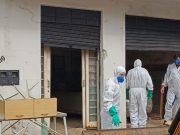 Operação remove materiais acumulados de residência e mobiliza força-tarefa em Santo Antônio da Platina