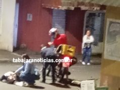 Idoso fica ferido após ser atropelado no centro de Jacarezinho; motociclista teria fugido do local