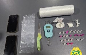 Polícia Militar realiza prisão por tráfico de drogas em Jacarezinho/PR