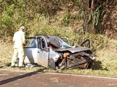 Acidente deixa três feridos entre Santo Antônio e Ribeirão do Pinhal.