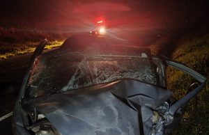 Acidente na PR-218 deixa três pessoas feridas em Ribeirão do Pinhal