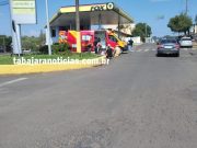 Câmera flagra acidente envolvendo duas motocicletas na Vila Setti em Jacarezinho