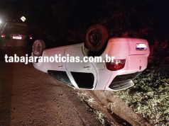 Família sofre acidente na BR-153 enquanto seguia para Ourinhos; bebê de quatro meses é levado ao hospital.