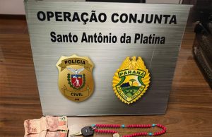 AÇÃO CONJUNTA POLÍCIA MILITAR E POLÍCIA CIVIL RESULTA NA PRISÃO DE CASAL E APREENSÃO DE DROGAS EM SANTO ANTÔNIO DA PLATINA/PR