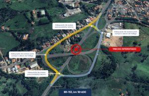 Novos desvios entram em operação nas obras de duplicação da BR-153