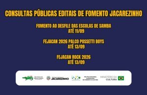Jacarezinho abre consultas públicas para construção de três editais culturais