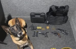 POLÍCIA MILITAR APRENDE ARMAS DE FOGO E MUNIÇÕES EM JACAREZINHO/PR